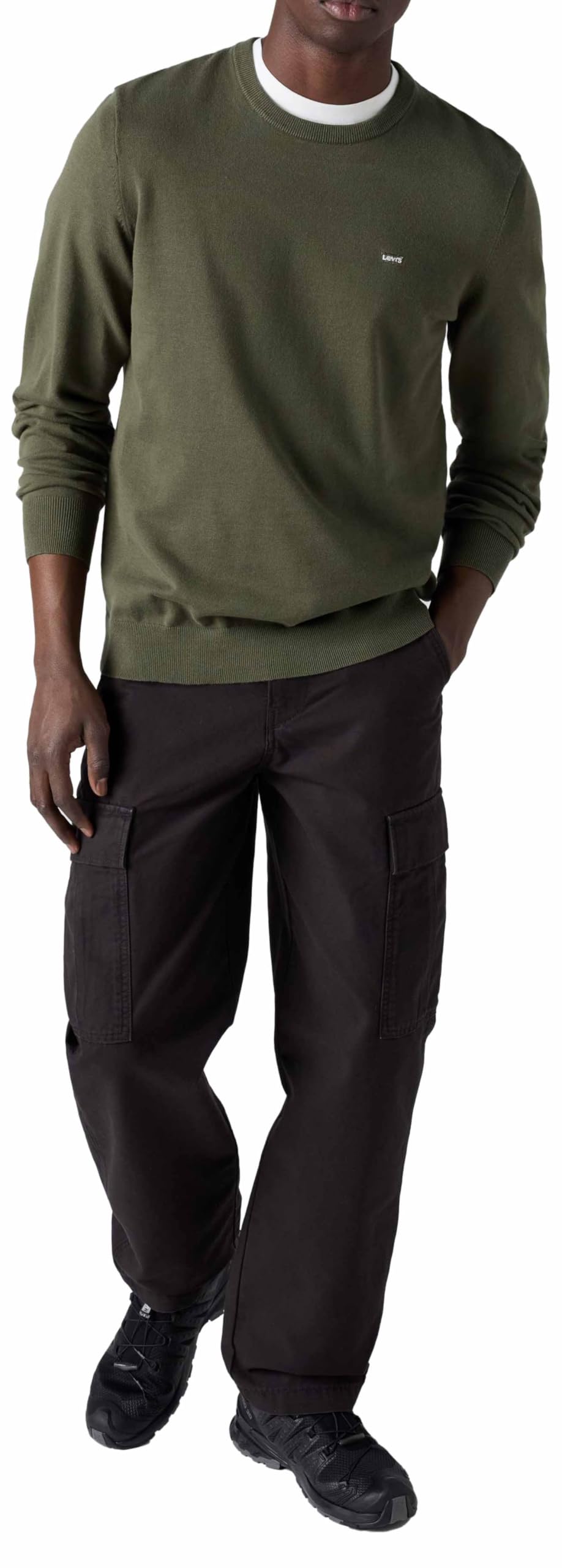 Levi's Mens xx Cargo Straight, Meteorite Canvas, 34 W/32 L