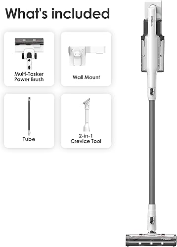Miniatura 8 de Tineco Aspiradora inalámbrica A20, potente succión, 3 modos para desorden de varios niveles, cubo de basura más grande de 1 litro, diseño ergonómico