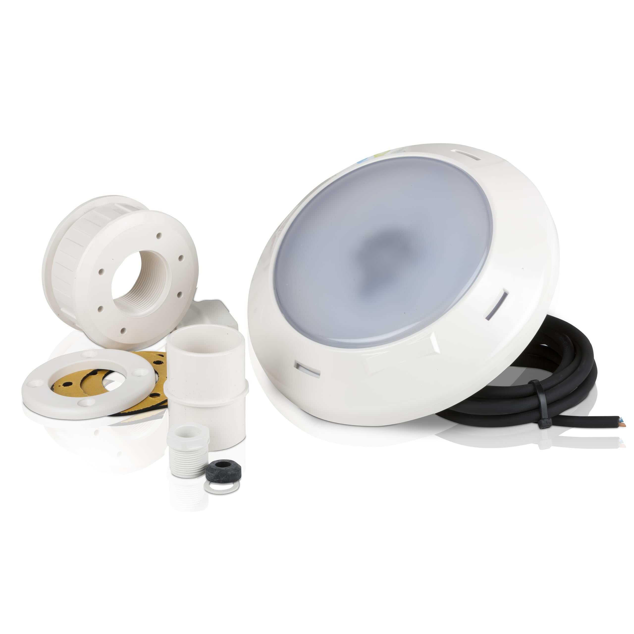 Gre PLREC - Illuminazione per piscine. 12 Led Proiettore, vari colori di luce, per piscina interrata, 27 W. Luce per piscine.