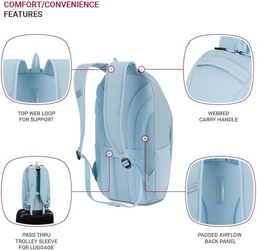 Miniatura 2 de SwissGear Mochila para portátil 8117, Azulclaro, Mochila para portátil 8117