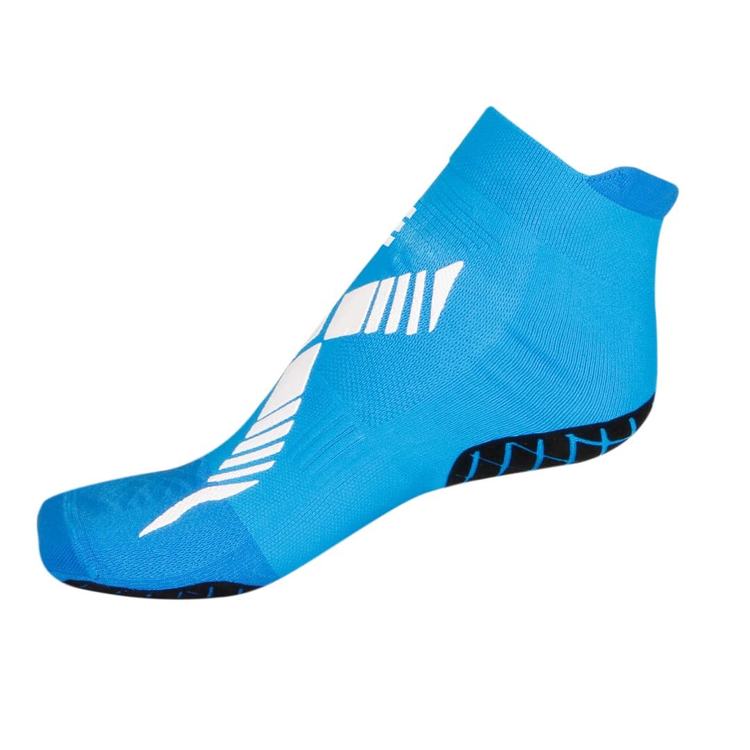 R-EVENGE Calza Pool Classic Q-NOVA, ideale per le attività in acqua e superfici bagnate. Antibatterica e antiscivolo (IT, Numero, 42, 45, Regular, Regular, Azzurro - Bianco)