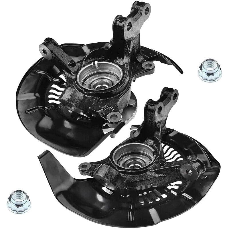 Front Knuckle Wheel Hub Assembly A-Premium 2X Front Left And Right Steering Knuckle & Wheel - Foto 5