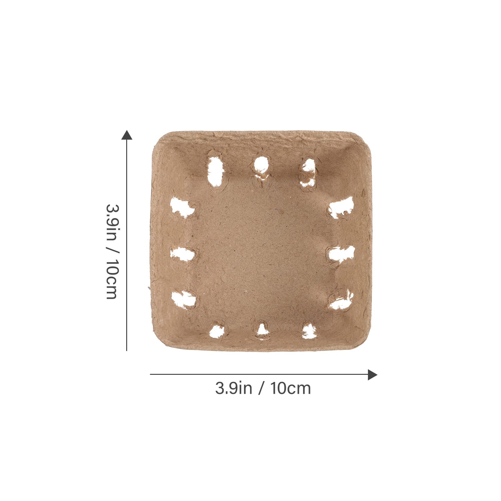 HANABASS Desktop Stand Desktop Stand Desktop Stand 50Pcs Paper Berry Basket Household Fruit Tray Berry Fruit Basket Paper Pulp Basket Vegetable Tray Snack Container Snack Container