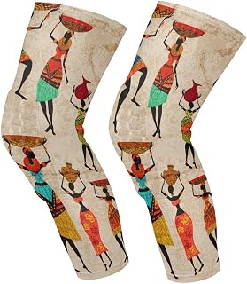 LUNLUMO Retro Beautiful African Women Sports Knee-Cap Kneepads Protection for Knees