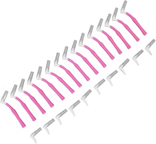 TANIQIACa 25Pcs L Shape Push Pull Interdental Brush Oral Care Teeth Whitening Dental Tooth Pick Tooth Orthodontic Cleaning Brush(pink)
