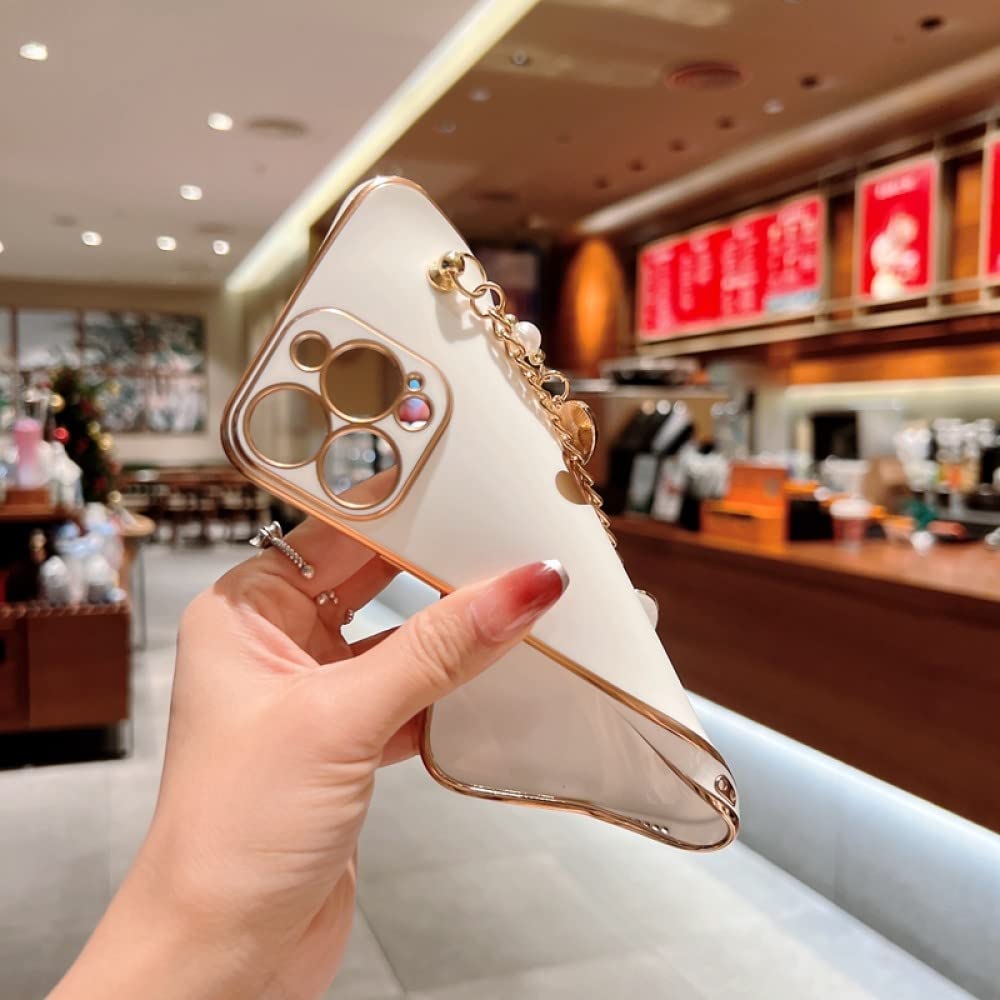 Custodia Per Telefono A Cuore, Custodia Per IPhone Gold Cute Love