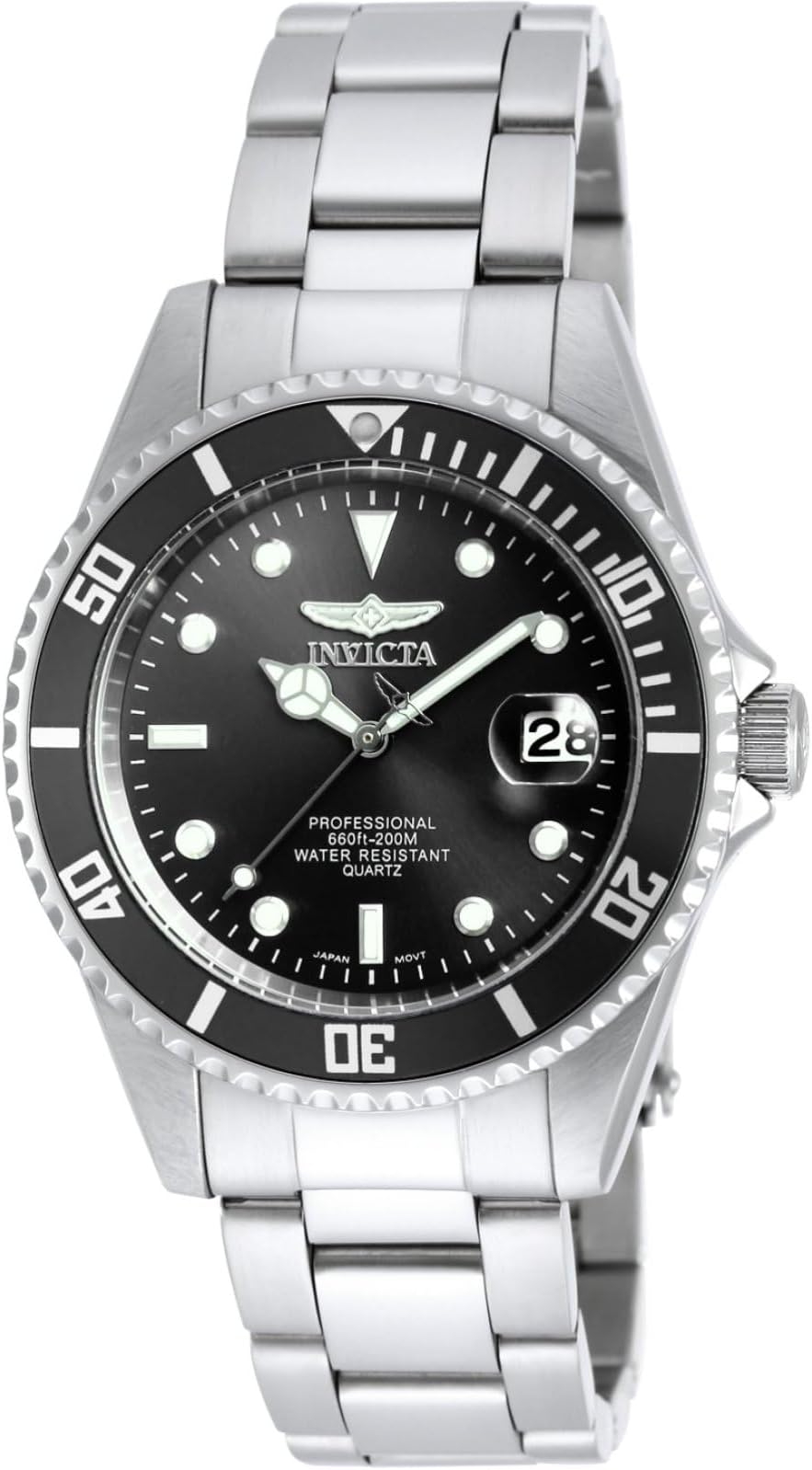 Men's 8932OB Pro Diver Analog Display Quartz Silver Watch