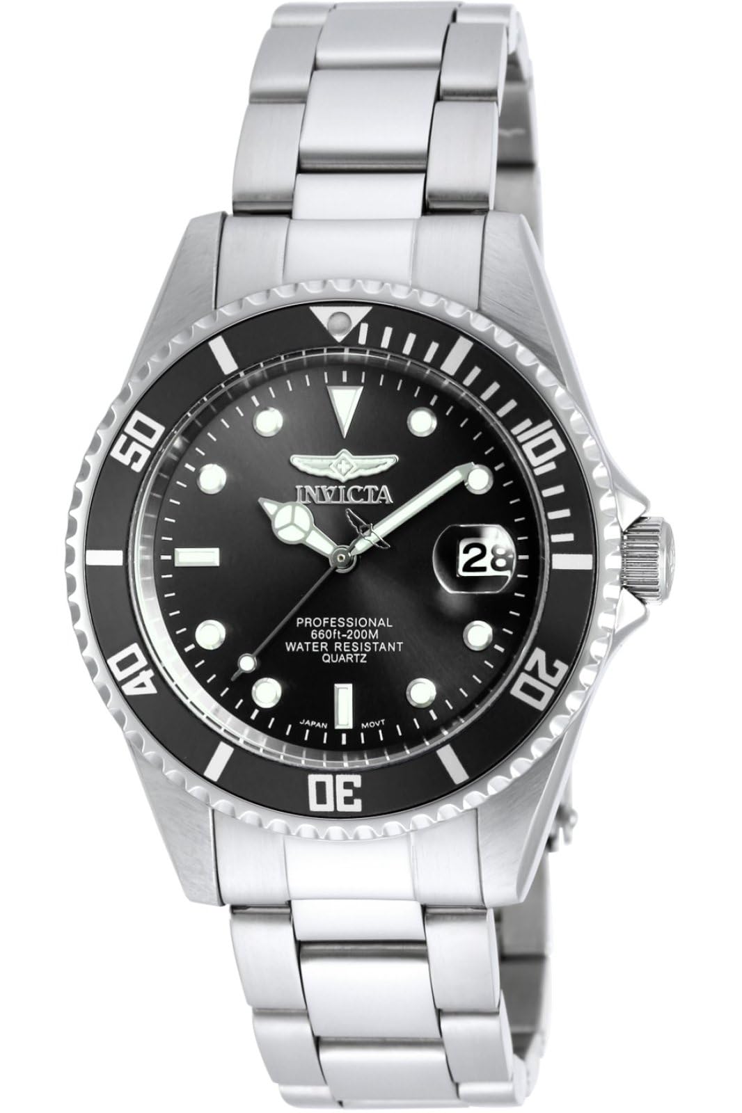 Invicta Men's 8932OB Pro Diver Analog Quartz Silver Stainless Steel Watch