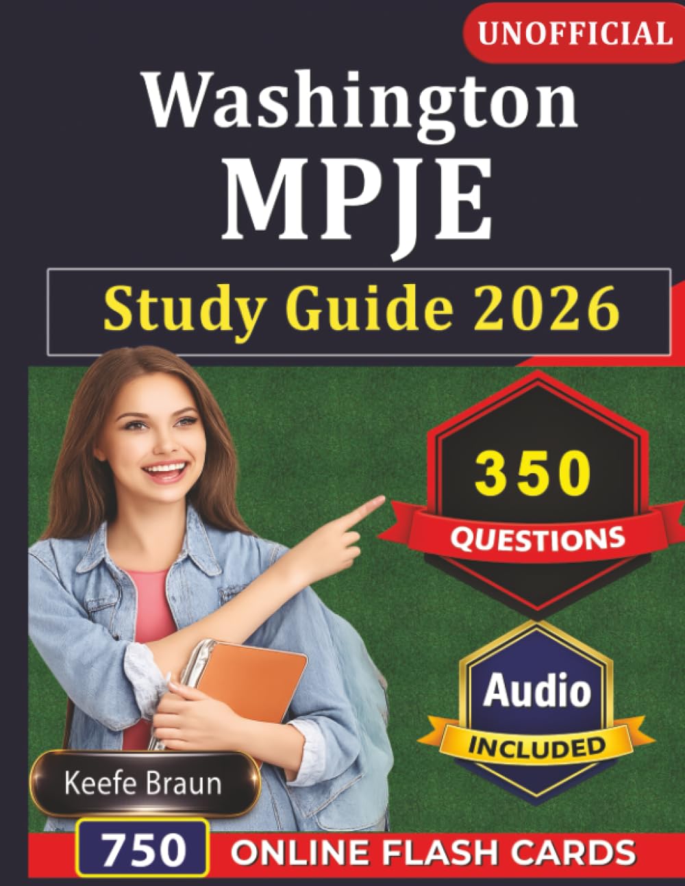 Unofficial Washington MPJE Study Guide 2026: Prep Washington Pharmacy Law Exam with 350 Practice Questions And Detailed Rationales Covering Exam Content Outline
