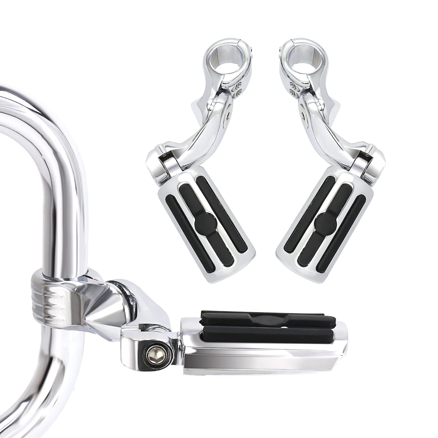 Buy [Upgraded] Highway Pegs 1 1/4 inch Foot Rest Compatible with Harley