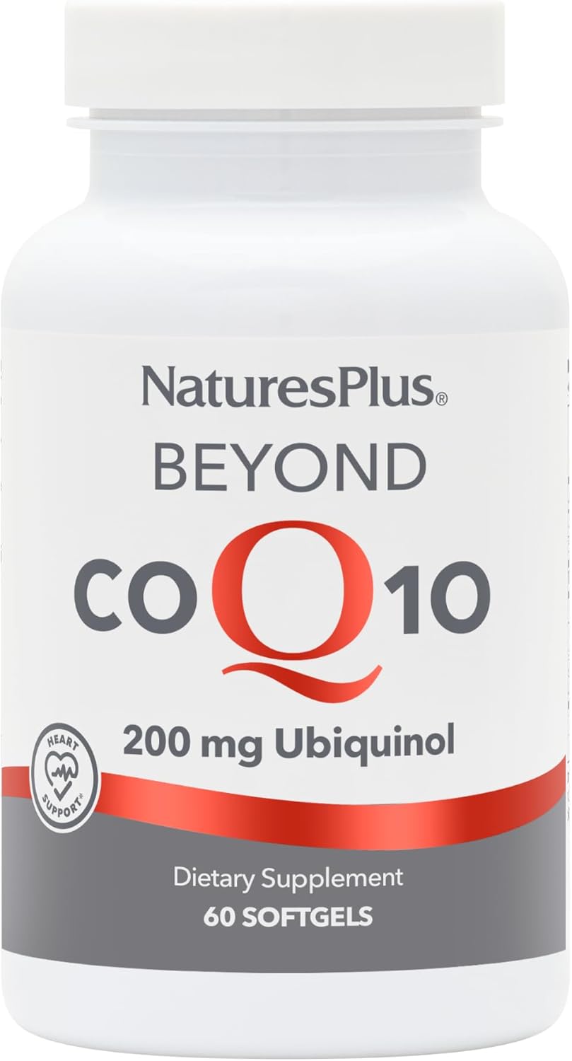 NaturesPlus Beyond CoQ10 200 mg - 60 Softgels - Provides High-Strength Ubiquinol - Supports Overall Well-Being - 60 Servings