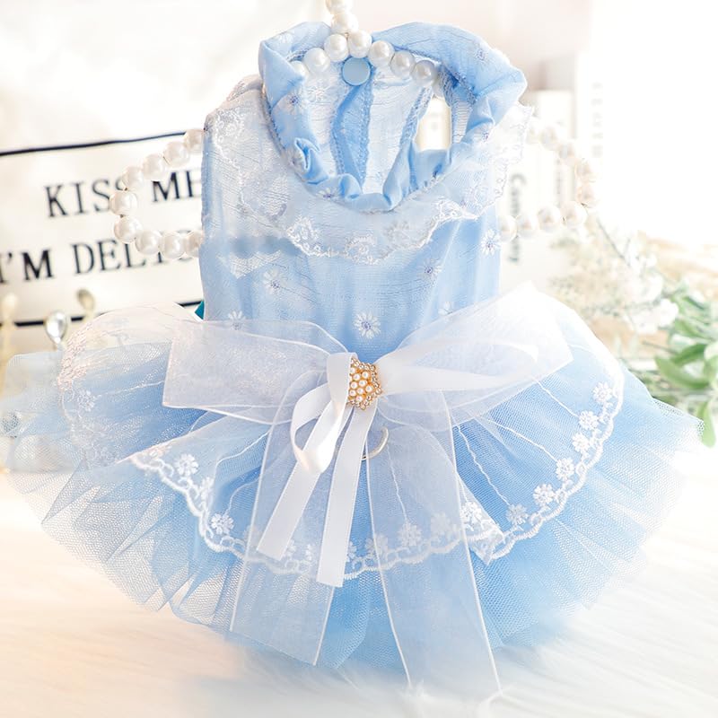Vestido para Perros Pequeños AZA Talla XL Blanco miniatura 4