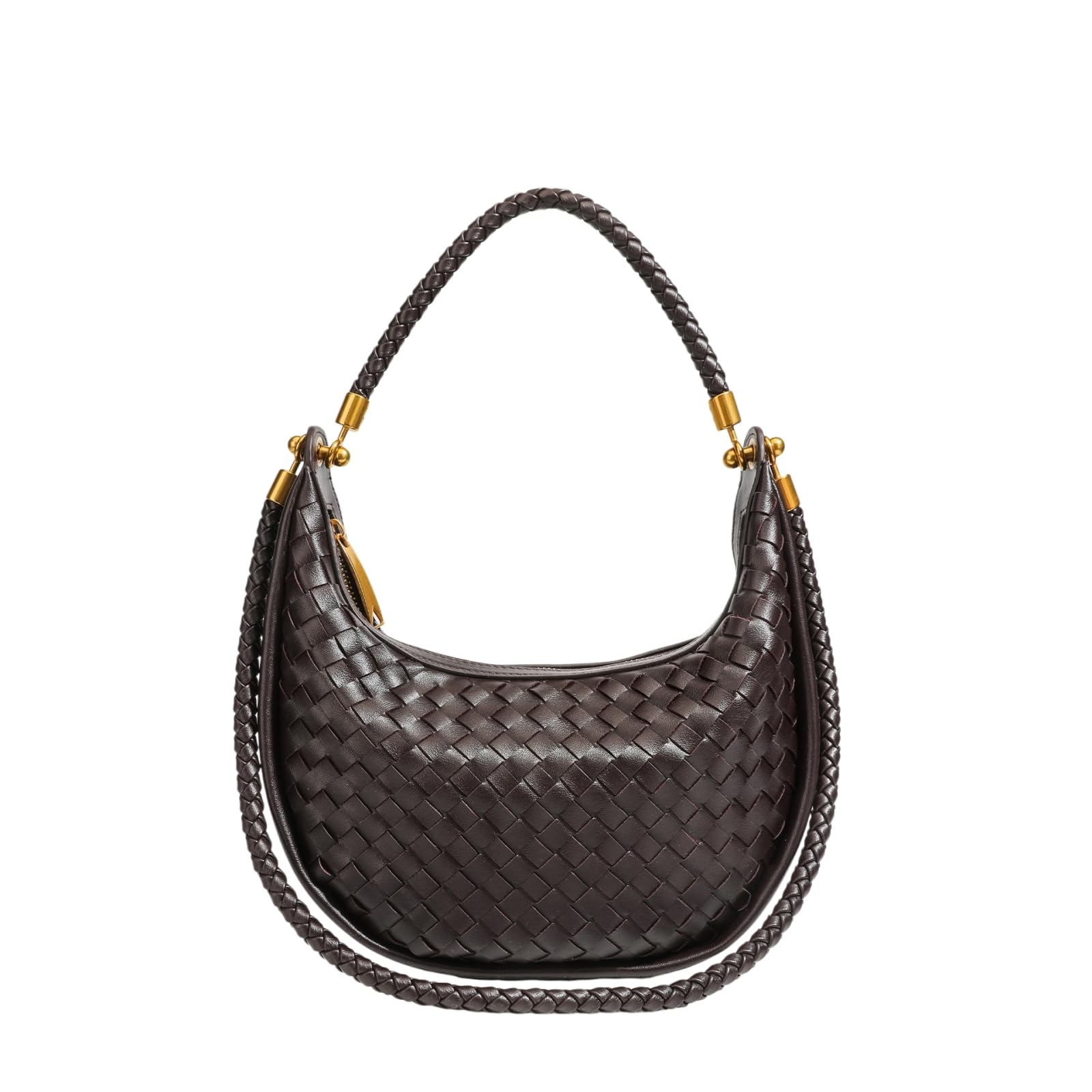 Borsa Donna Donne Pu Tessuto Hobo Borsa, Traccia Crossbody per Il Viaggio di Festa Nozze Lavoro Quotidiano Shopping