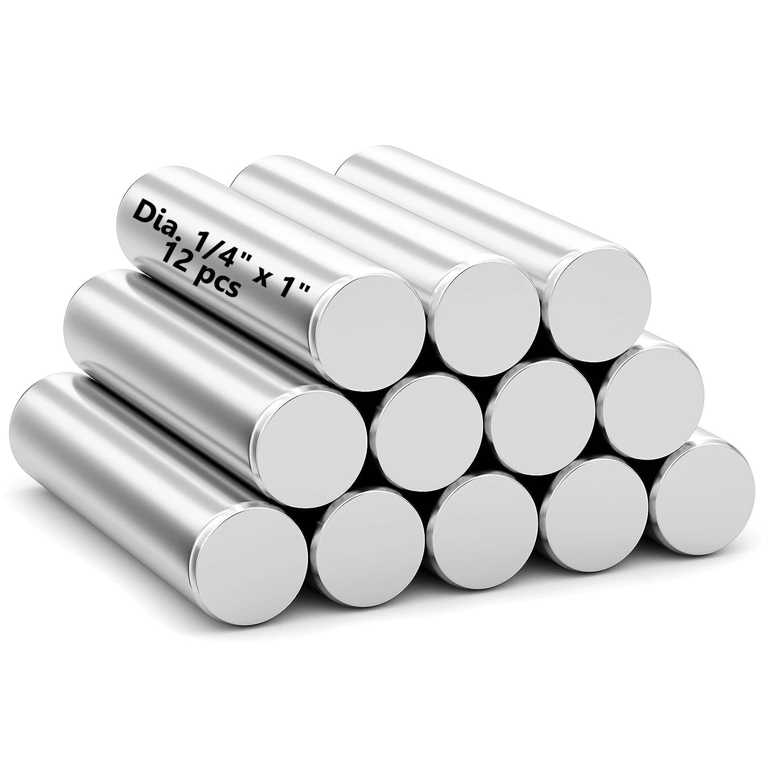 Realth Neodymium Magnet Cylinder, Rod Magnet Dia 1/4''×1/2'' 12 Pack — Amazon image 7