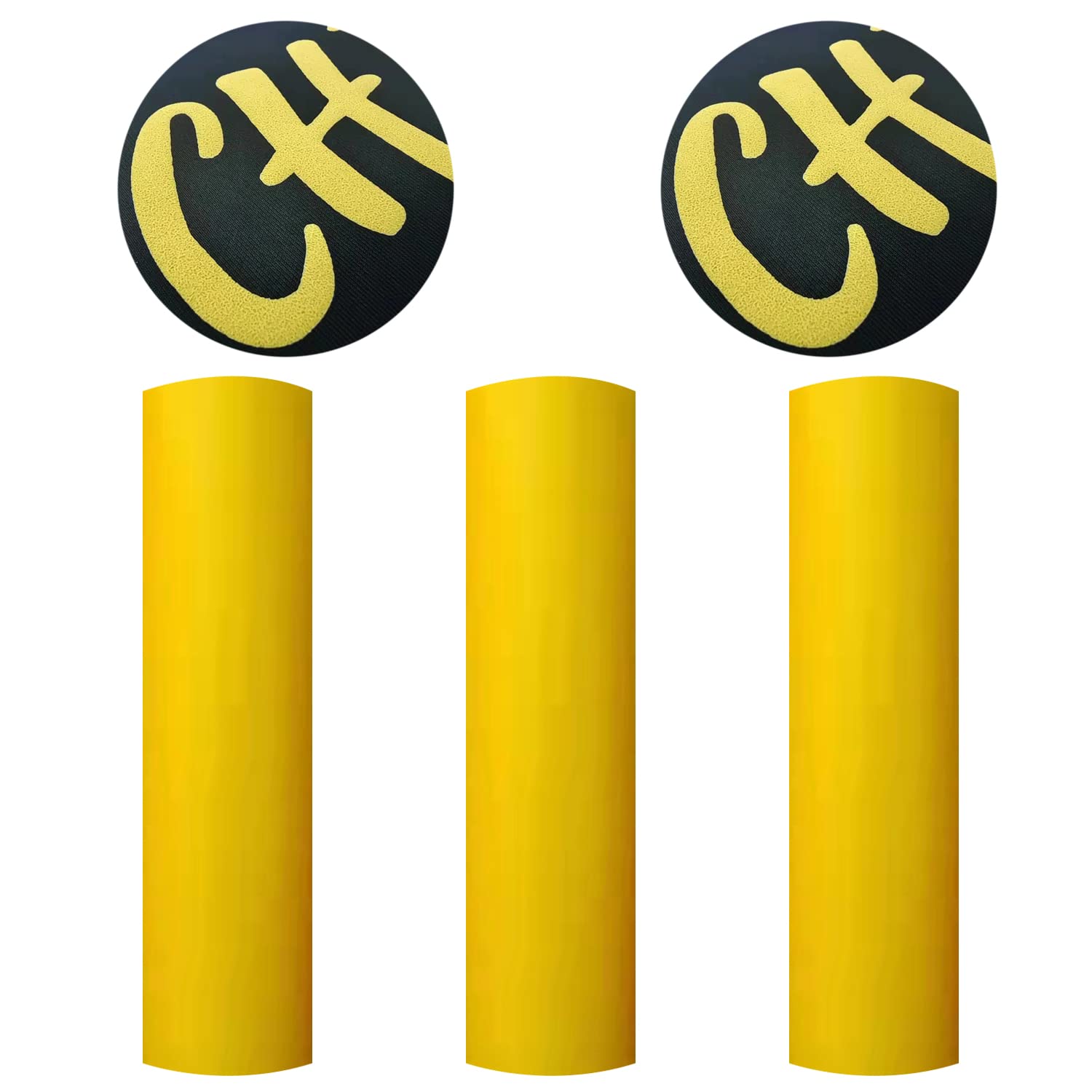 3D Puff Heat Transfer Vinyl Sheets 12"x 10" Foaming HTV Press Film Puffy Vinyl Iron on Vinyl for DIY T-Shirt Clothes Bag Pillow Textile Fabric (Yellow)