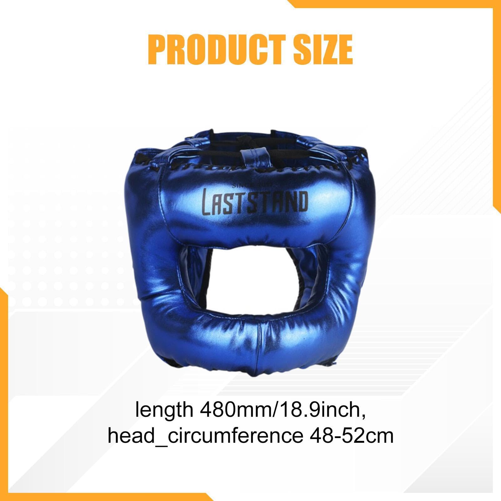 Kickboxing Casco da Gruppo MMA Antiurto Regolabile in Pelle PU Copertura Integrale per Difesa Testa Adatto a Sport da Combattimento E Pratica