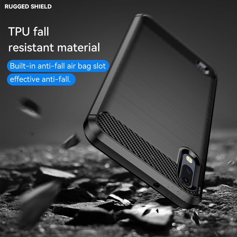 Image of Hybrid Carbon Fiber Back Case for Samsung Galaxy A10 /M10 (Black)