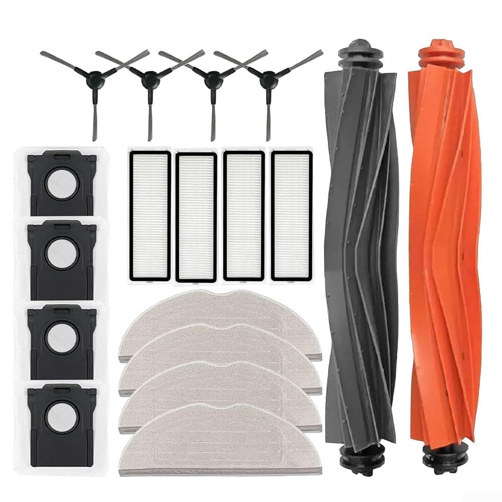 Kit di accessori di ricambio, set di filtri per aspirapolvere robot Mova S20 Ultra RLM71CE, set completo di accessori