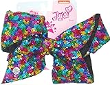 JoJo Siwa Large Cheer Hair Bow (Rainbow Sequined)