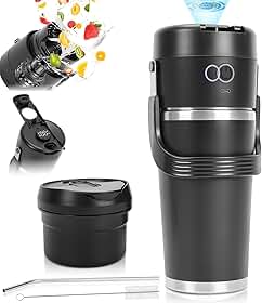 500ml, Conjunto 6 Peças, Liquidificador e Copo 2 em 1, Liquidificador Portatil, Mini, Liquidificadores, Liquidificador Individual