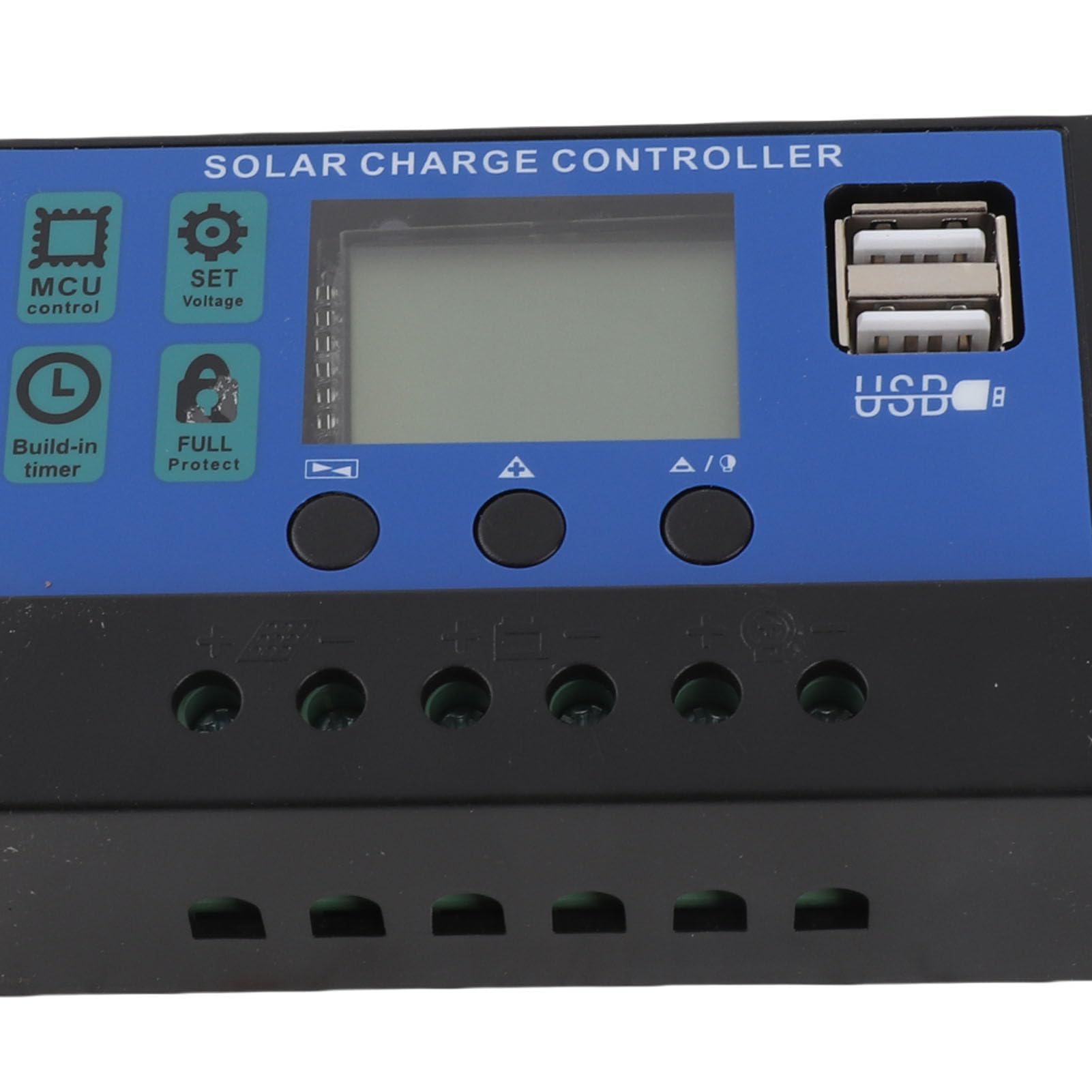 Kontroler ładowania słonecznego, 60A/50A/40A/30A/20A/10A 12V 24V, automatyczny regulator ładowania słonecznego, sterownik PWM, 50 A