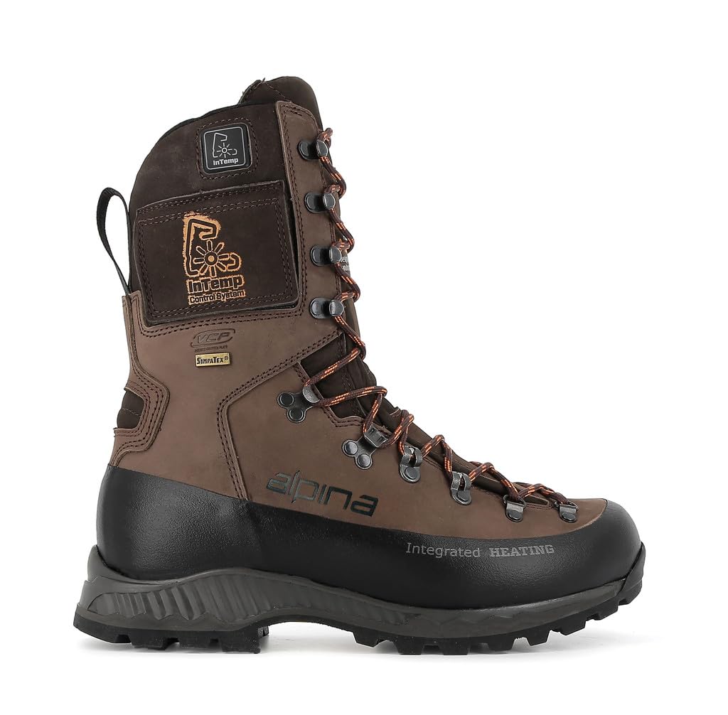 Alpina HUNTER Electric Heated Boots – Waterproof Hunting Hiking Shoes with Breathable Mem…
