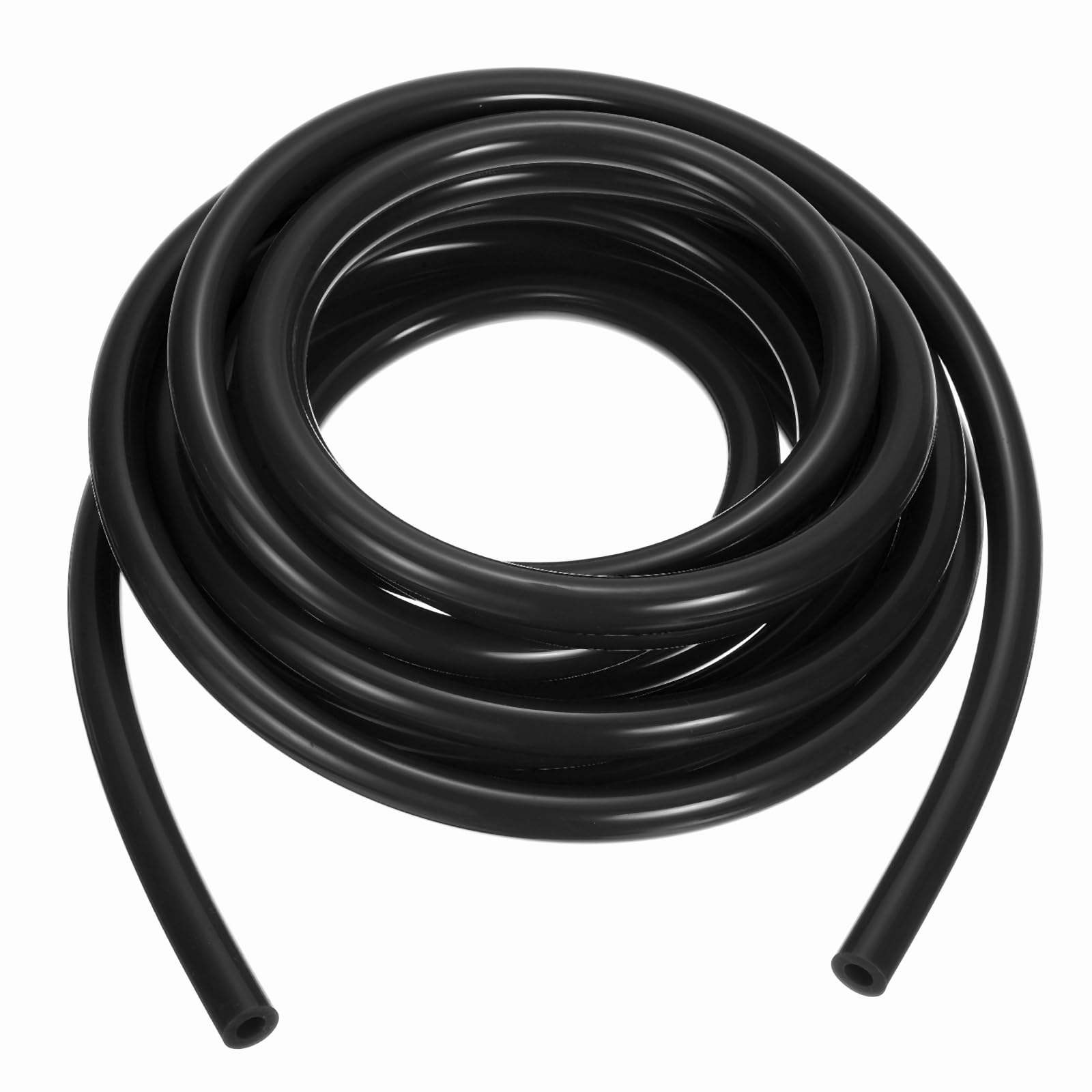 Tuyau en silicone haute température noir opaque de 3 mm x 9 mm