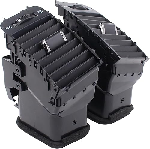 Miniatura 6 de MOTOKU Par izquierdo y derecho astilla tablero tablero salida de aire sensor panel bisel marco montaje para Toyota Land Cruiser Prado 120 FJ120