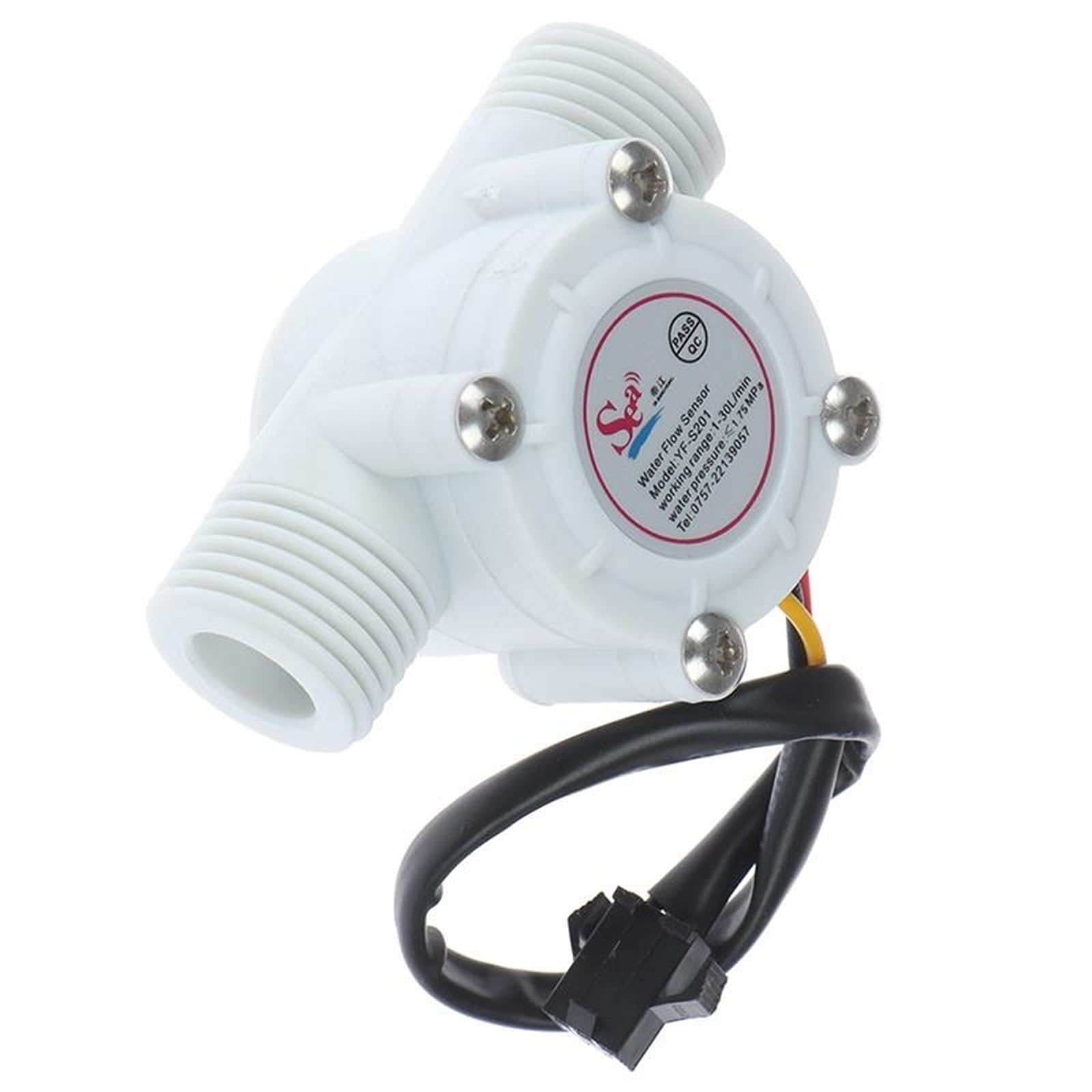 MXXDMOPD Meter Flowmeter Counter Sensor Control Effect 1-30L/min for Arduino 1/2'' Water Flow Switch
