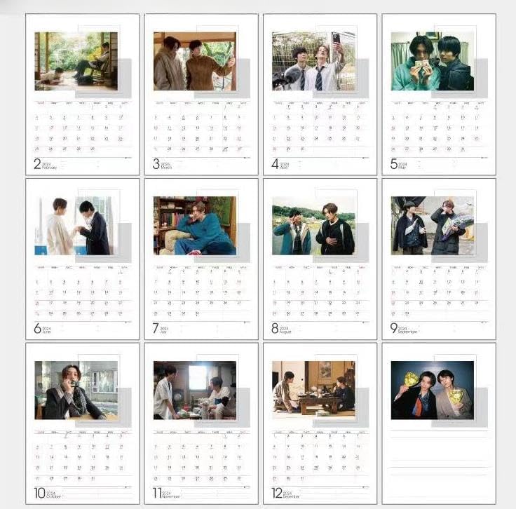 Amazon.co.jp: 美しい彼 カレンダー 八木勇征 萩原利久 2026 卓上