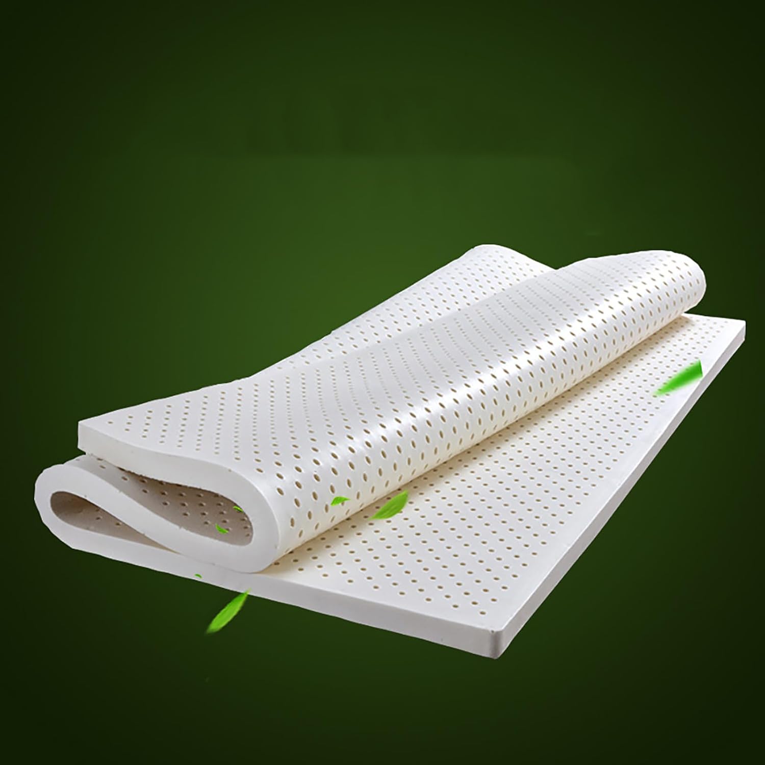 NAKEAH 100% Natural Latex Organic Breathable And Comfortable, Durable And Not Easy To Collapse, Mattress Topper, Natural Latex Mattress,2.5cm,90x190cm NAKEAH 100% Natural Latex Organic Breathable And Comfortable, Durable And Not Easy To Collapse, Mattress Topper, Natural Latex Mattress,2.5cm,90x190cm