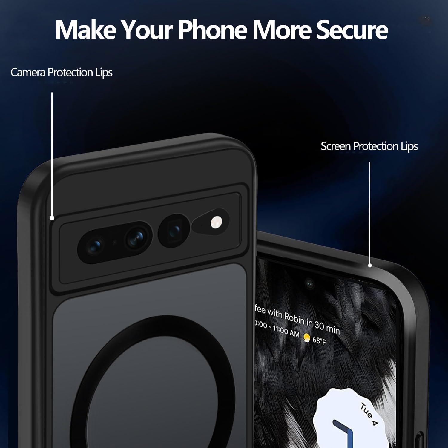 JETech Magnetic Case For Google Pixel 8 6.2-Inch 2023, Compatible With MagSafe - View #7