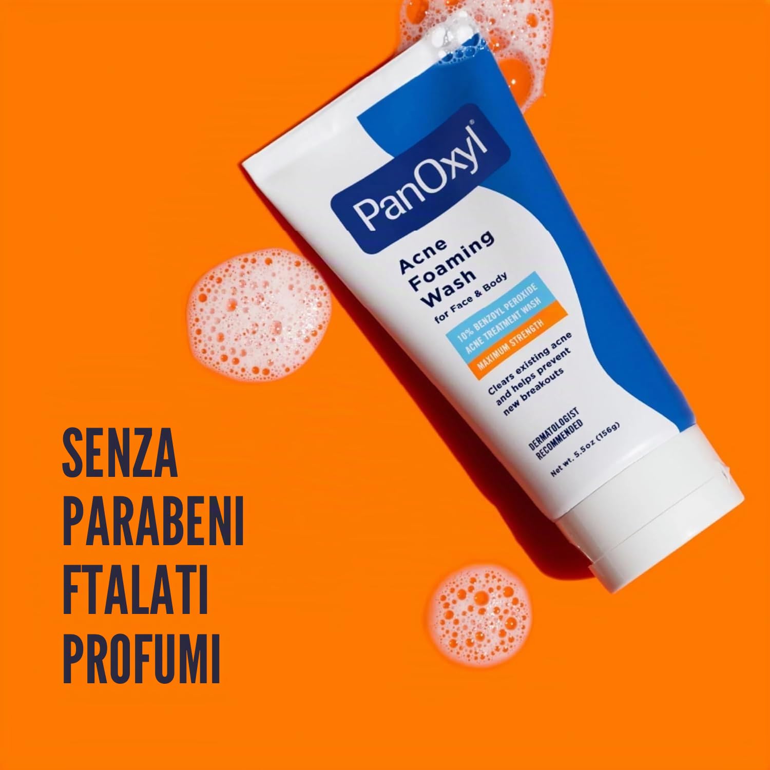 Confezione per la cura della pelle: contiene un detergente schiumogeno PanOxil 155,9 g (confezione da 2) - Duo detergente viso e corpo con salvietta LuxPaks