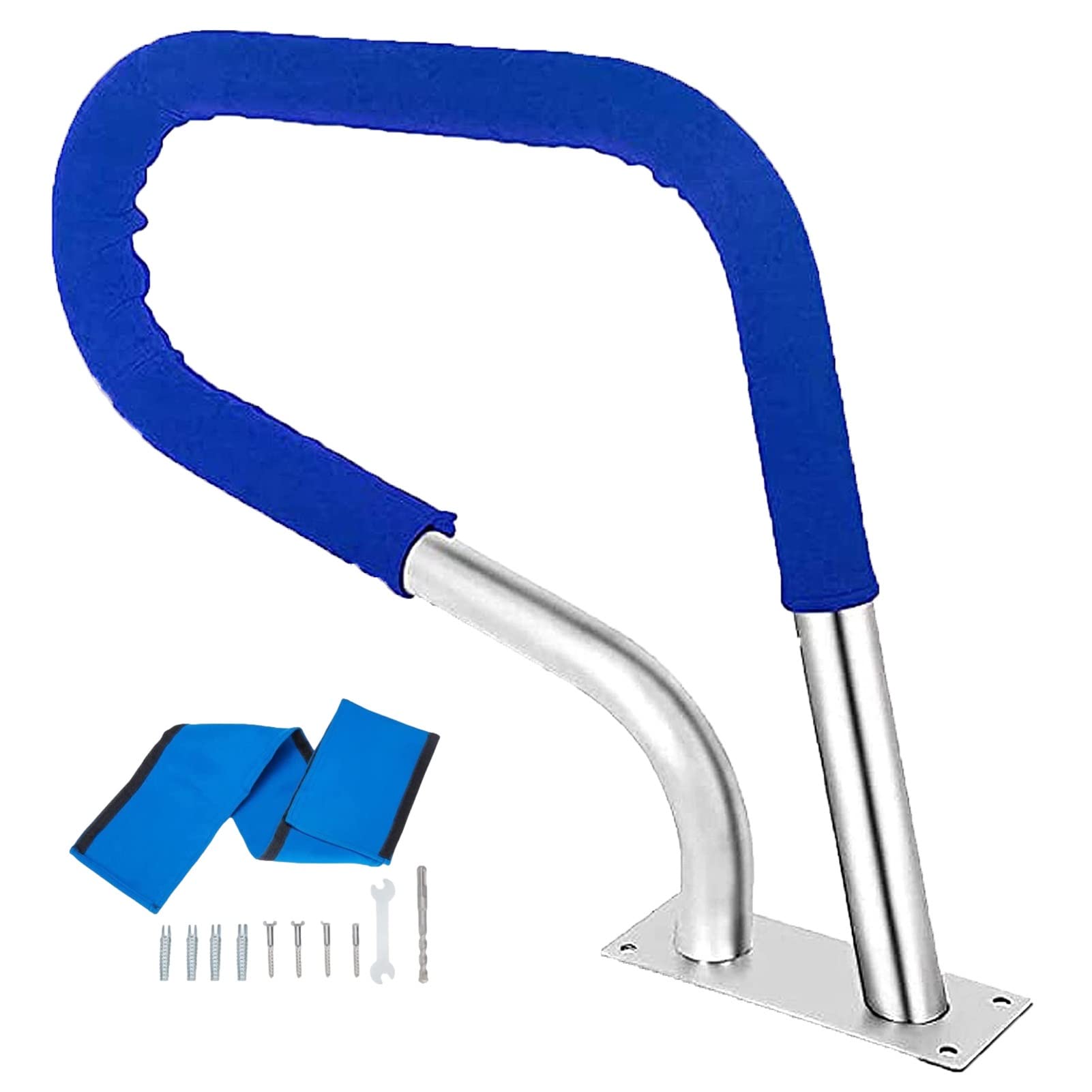 Barandilla de Acero Inoxidable 304 para Piscinas: barandilla Duradera para Piscinas Interiores/Exteriores, fácil Montaje, 1,2 mm de Grosor para Mayor Seguridad y Estabilidad.