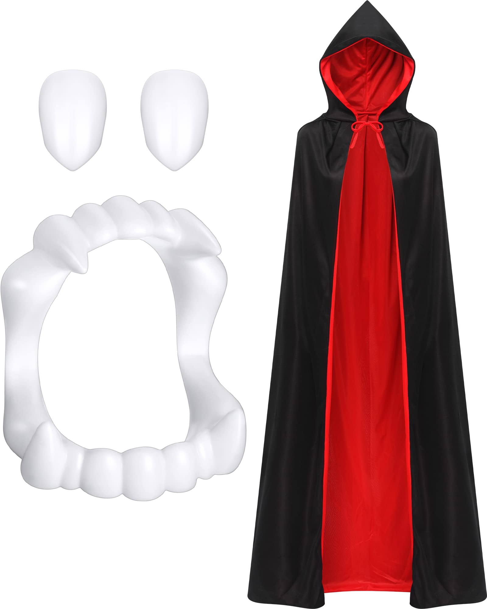 Photo 1 of Adult Reversible Hooded Cape Cloak