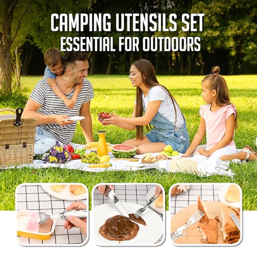FLYHOMES-6-in-1-Camping-Utensils-Set-Camping-Fork-Spoon-Knife-Combo-Detachable-Camping-Flatware-Set-Portable-Utensils-for-Outdoor-Camping-Hiking-1-PCS