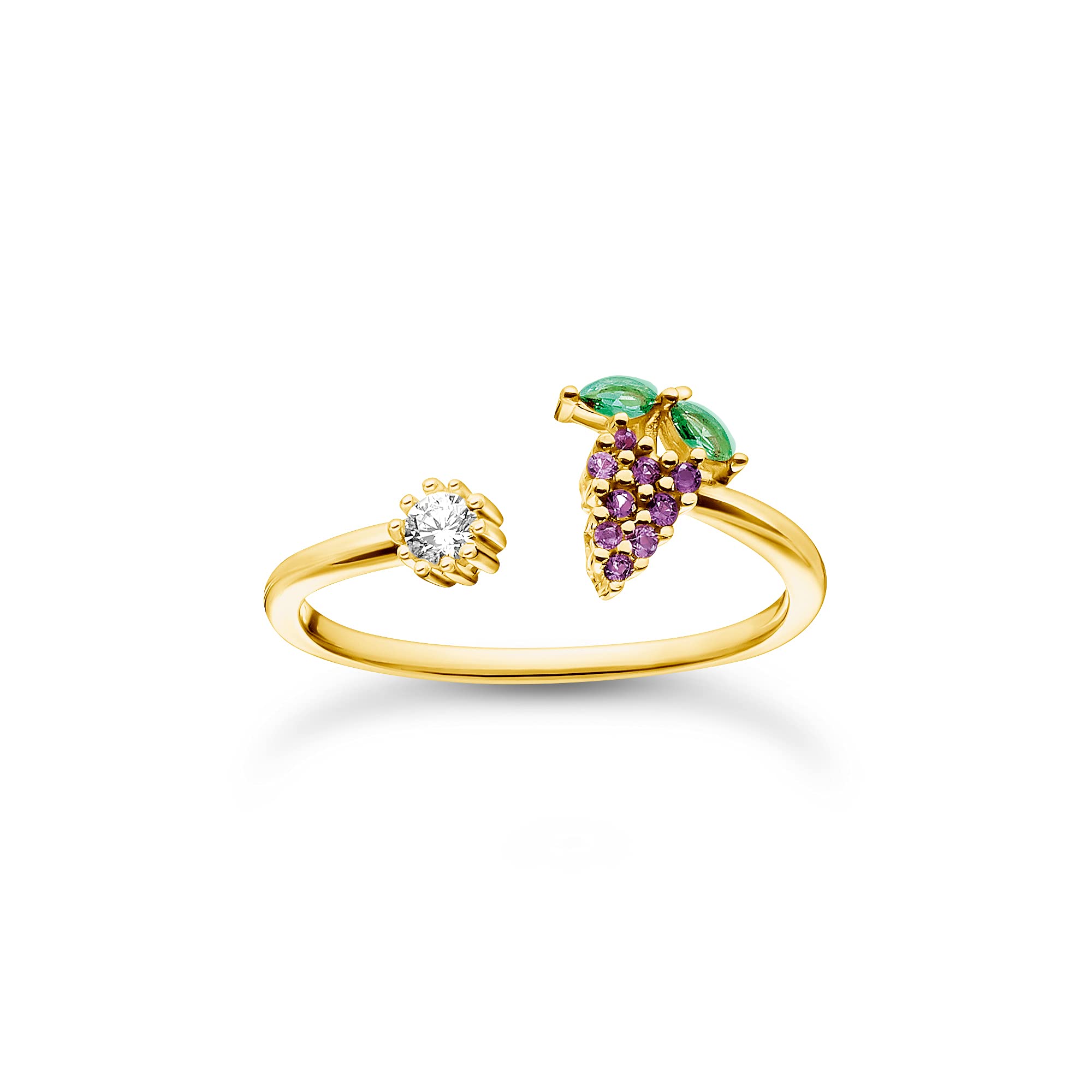 Thomas Sabo ring grape gold plated silver TR2354-971-7-58