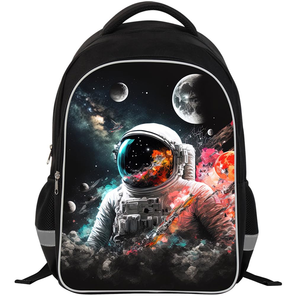 ZRENTAO Kids Backpack for boys girls,Animals print school bag with Large capacity 17" Multi Pockets School Bag Daypack Travel