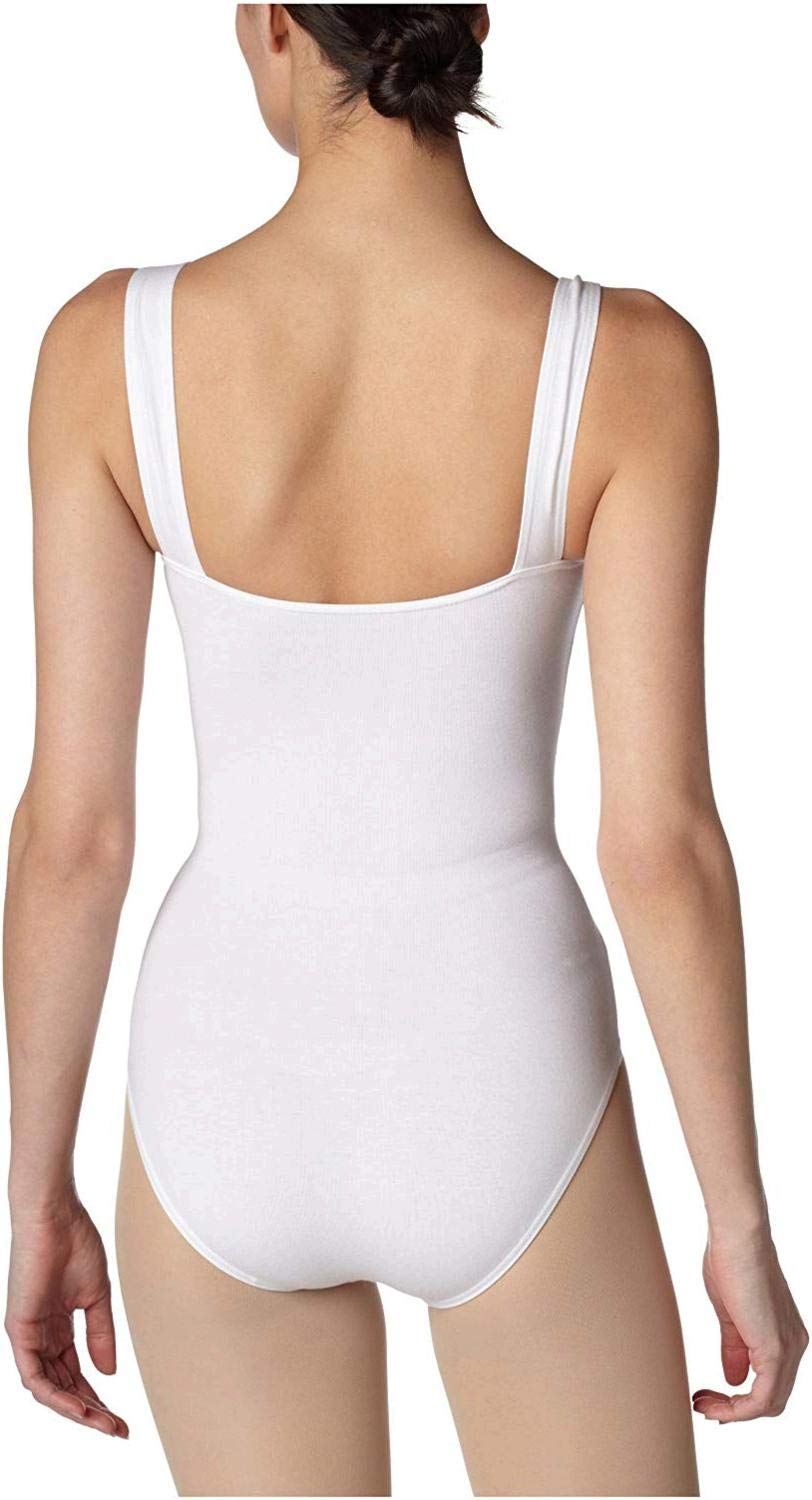 Capezio Damski trykot księżniczki bez rękawów, biały, L