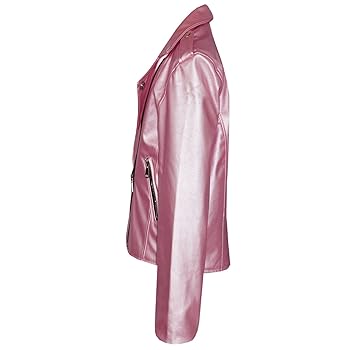 Amazon.com: Girls Jackets Kids Designer Peach PU Faux