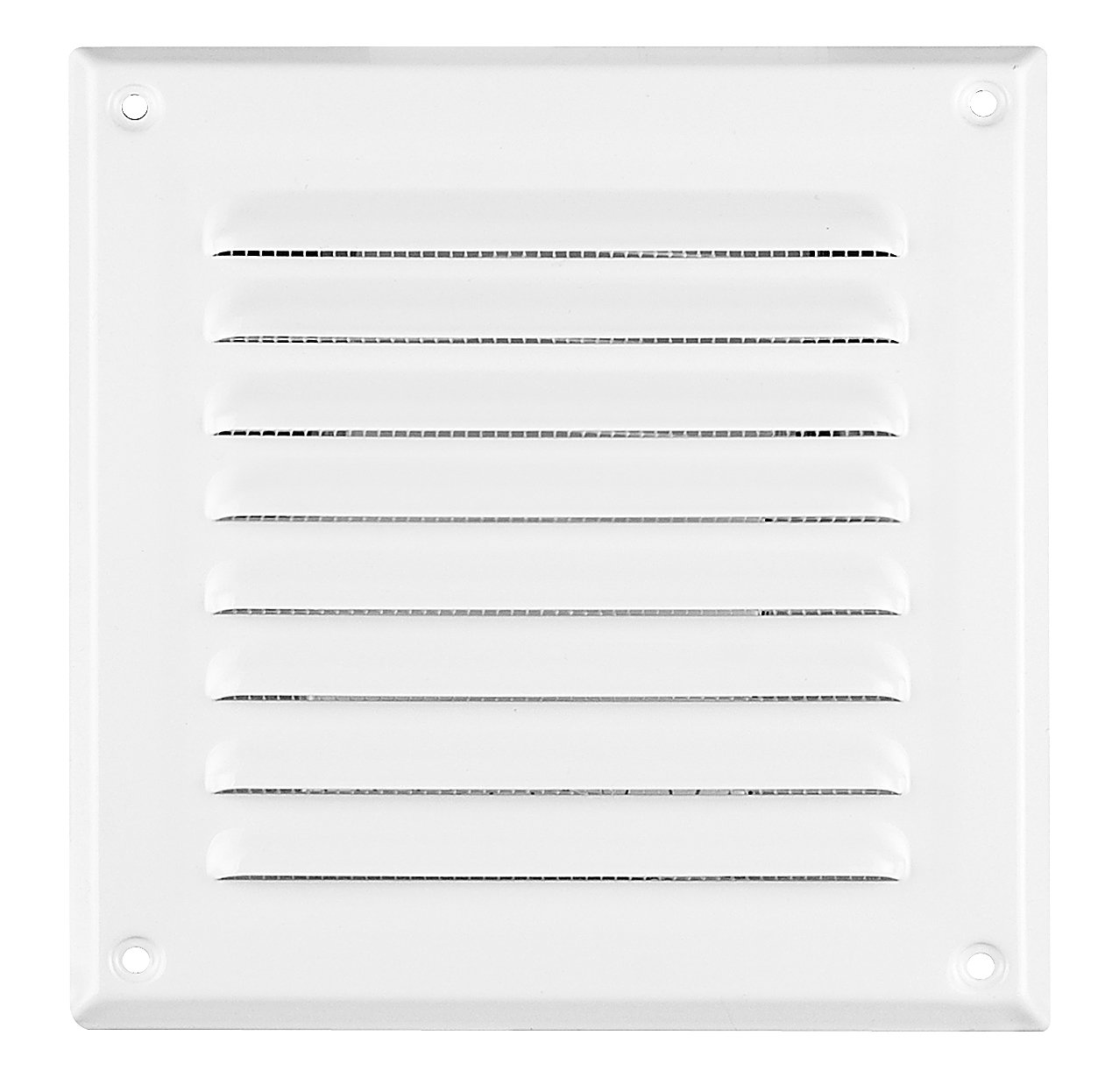 Mkk White Metal Air Vent Grille Cover 250X250mm (10X10") Ventilation Cover