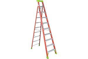 Louisville Ladder 10-foot Fiberglass Cross Step Ladder: Sturdy and Versatile