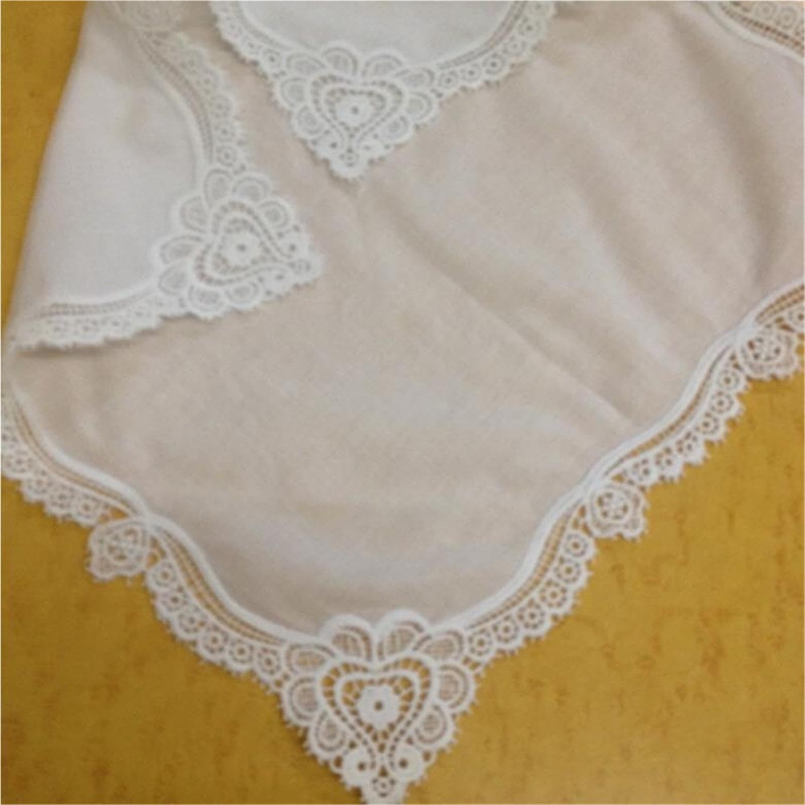 Fazzoletti di cotone 12 pezzi Fazzoletto da sposa da 12 pollici