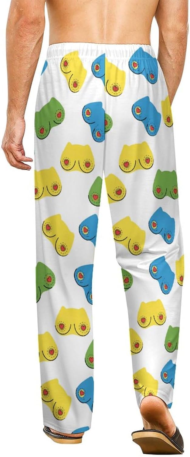 Womens Sleep Pajama Pants Bananas Sleepwear Pants PJ Bottoms