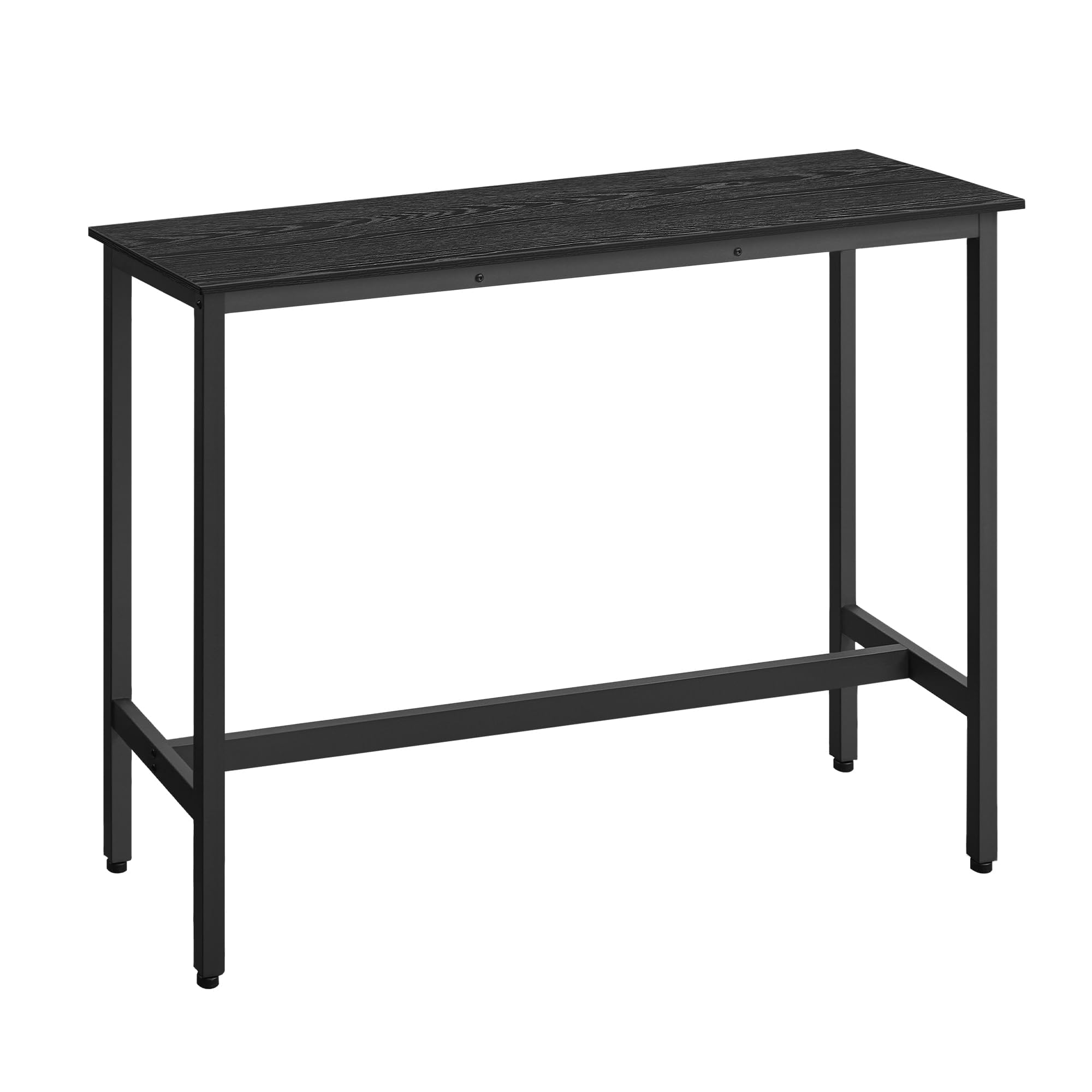 VASAGLE Stehtisch, Bartisch, 110 x 40 x 90 cm, mit Halterungen für Weingläser und Flaschen, Küchentisch, für Wohnzimmer, Küche, Industrie-Design, vintagebraun-schwarz LBT013B01 VASAGLE Stehtisch, Bartisch, 110 x 40 x 90 cm, mit Halterungen für Weingläser und Flaschen, Küchentisch, für Wohnzimmer, Küche, Industrie-Design, vintagebraun-schwarz LBT013B01