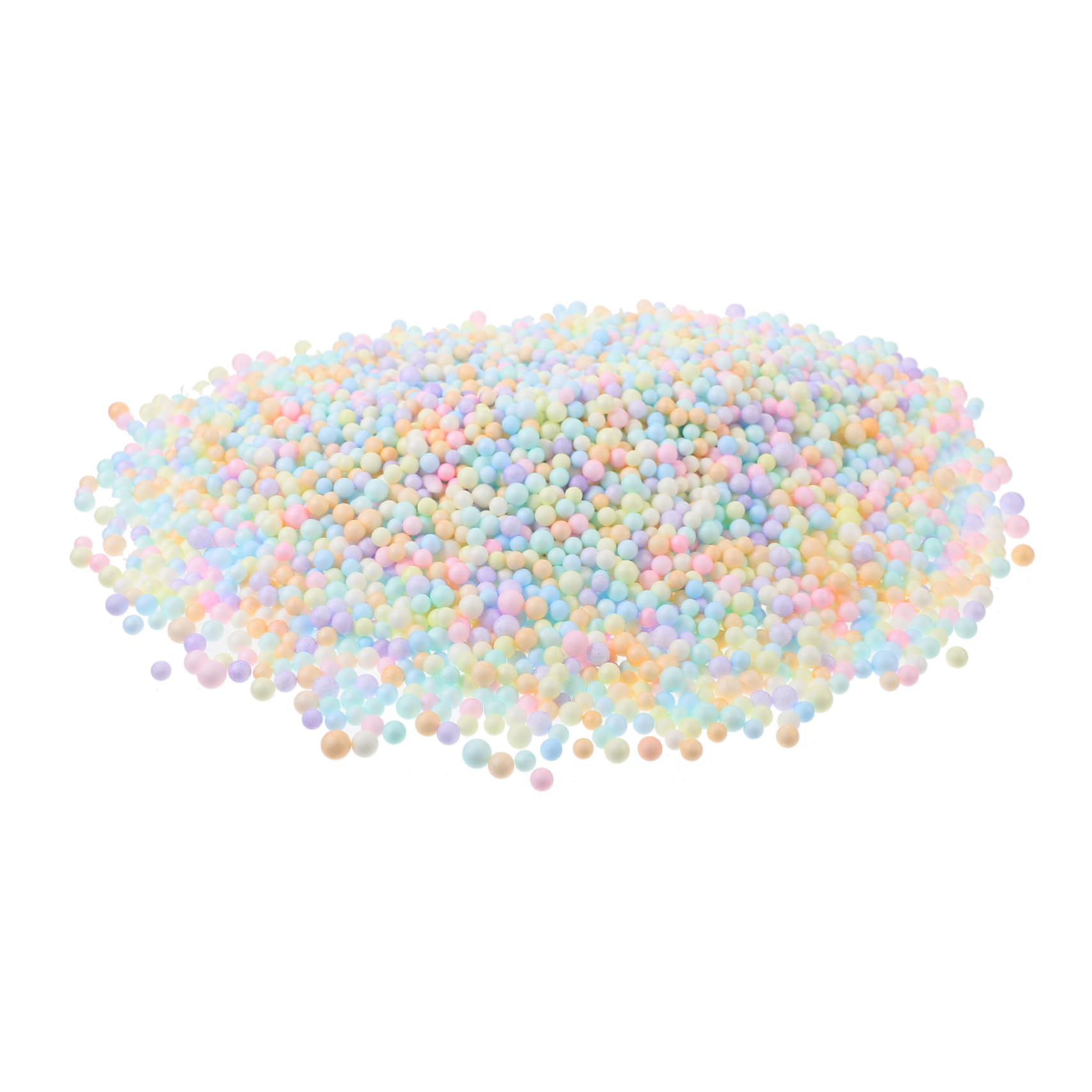 DIYEAH 3sets Doll Filling Foams Mini Foam Balls Decorative Foam Beads Vase Stuffed Beads Craft Stuffings *3
