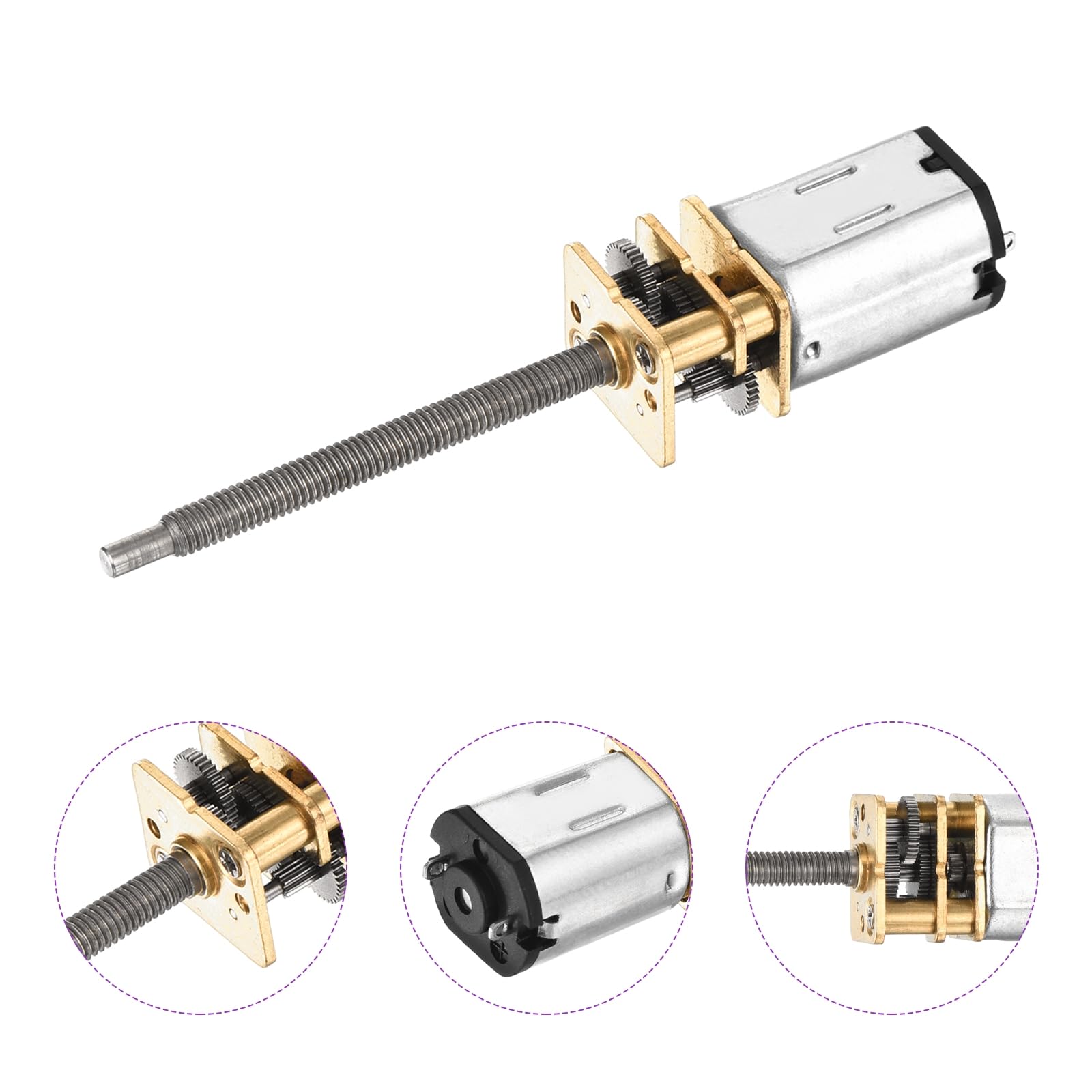 DMiotech 6V 30RPM Rated Torque 12 Output Shaft Length 55mm Micro DC Speed Reduction Motor Mini Metal Gearbox Motor for RC Car Robot Model DIY RC Toys Engine - Image 4