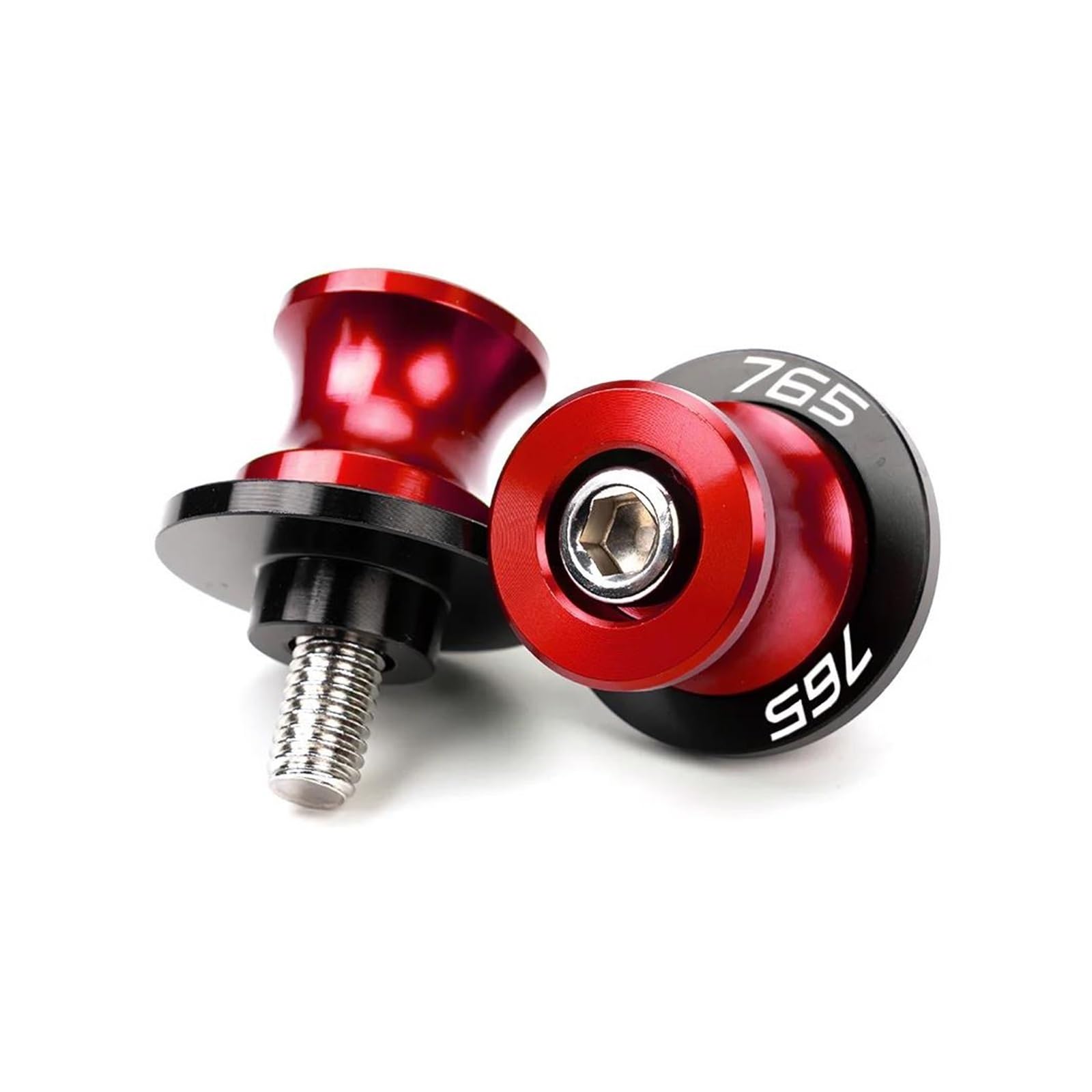 Per TRIUMPH Street Triple 765 R RX RS Viti M8 Per Supporti Forcellone E Cavalletto Bobine Forcellone Nottolini Cavalletto(rosso)