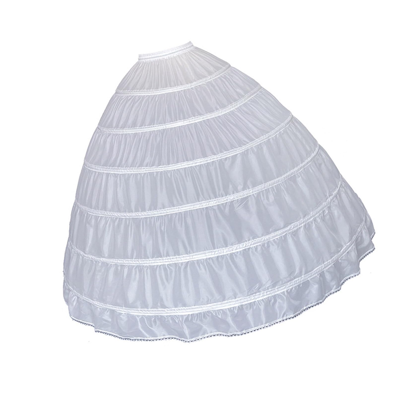 Jupon de mariage pliable avec 6 cerceaux structurés bouffants pour robes de bal, robes de fête, accessoires de robe formelle, robe de mariée, crinoline