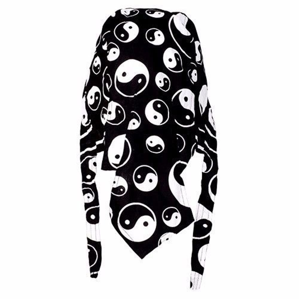Hav-A-Danna Ying Yang American USA Skull Cap Wrap Biker Bandana DO-RAG DOO RAG DU RAG Headwraps Doo Rags